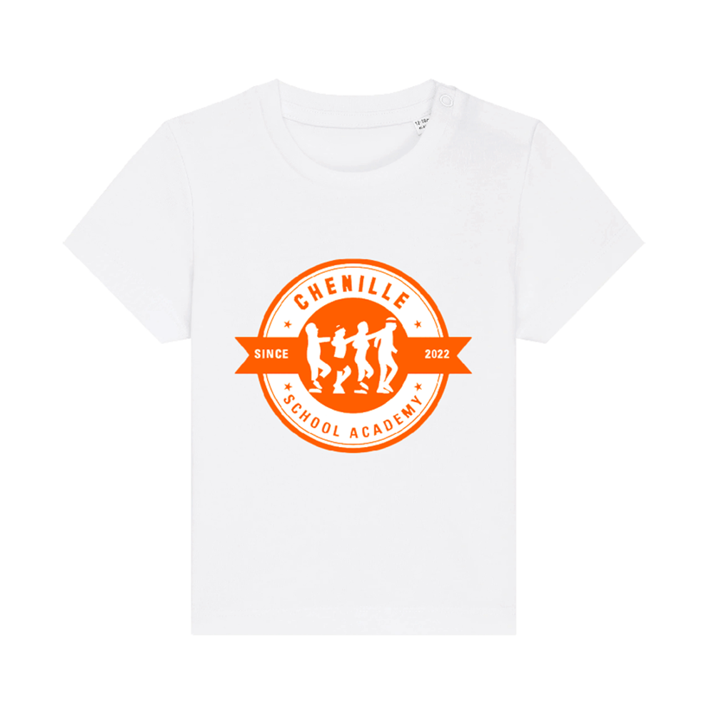 T-SHIRT OFFICIEL BÉBÉ LOGO ORANGE